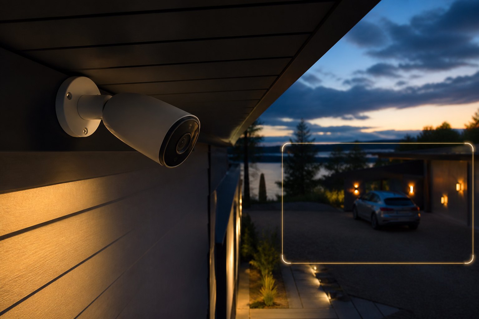 Intelligent camera with vehicle detection